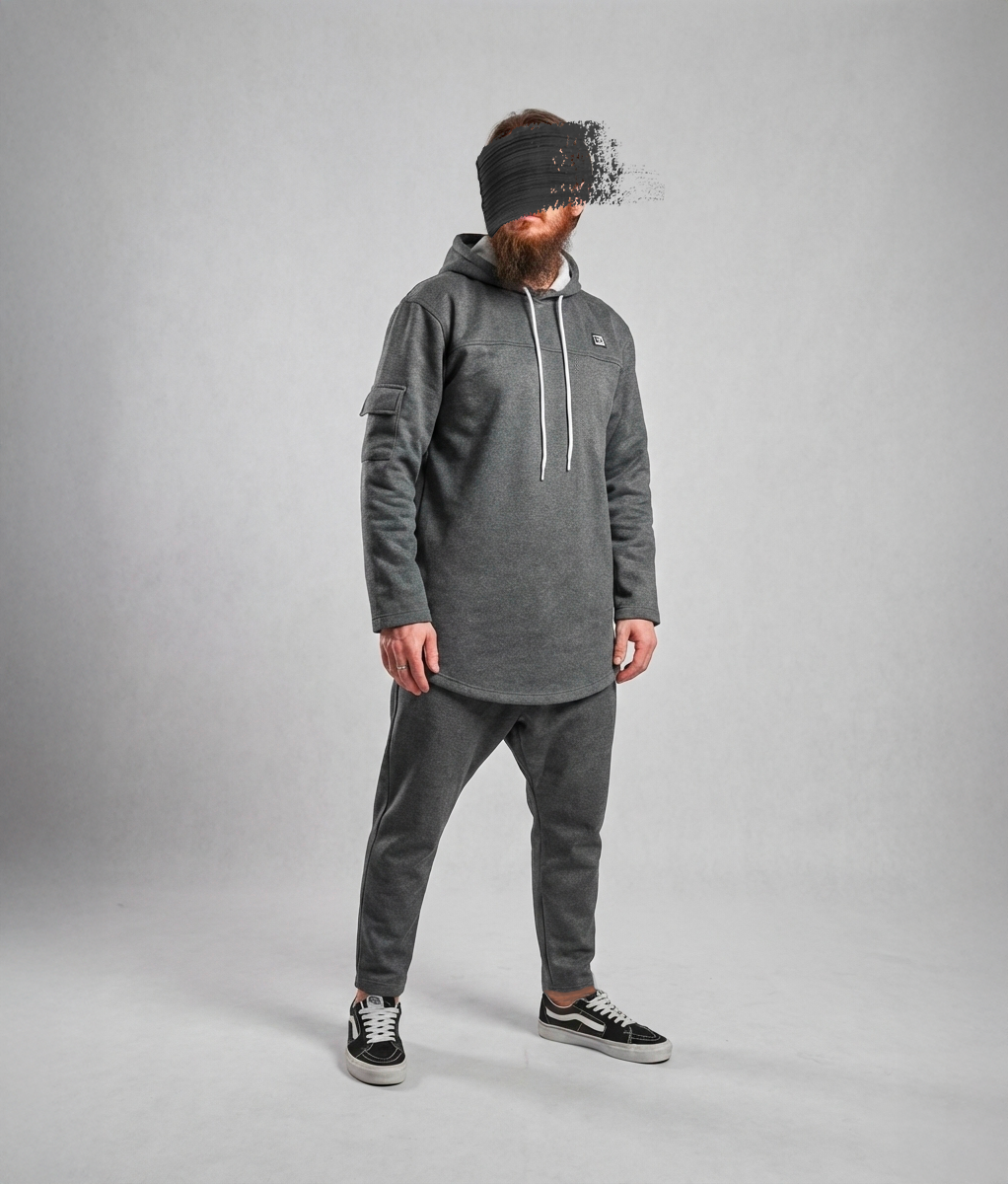 Ensemble Gris Oversize Grizzly