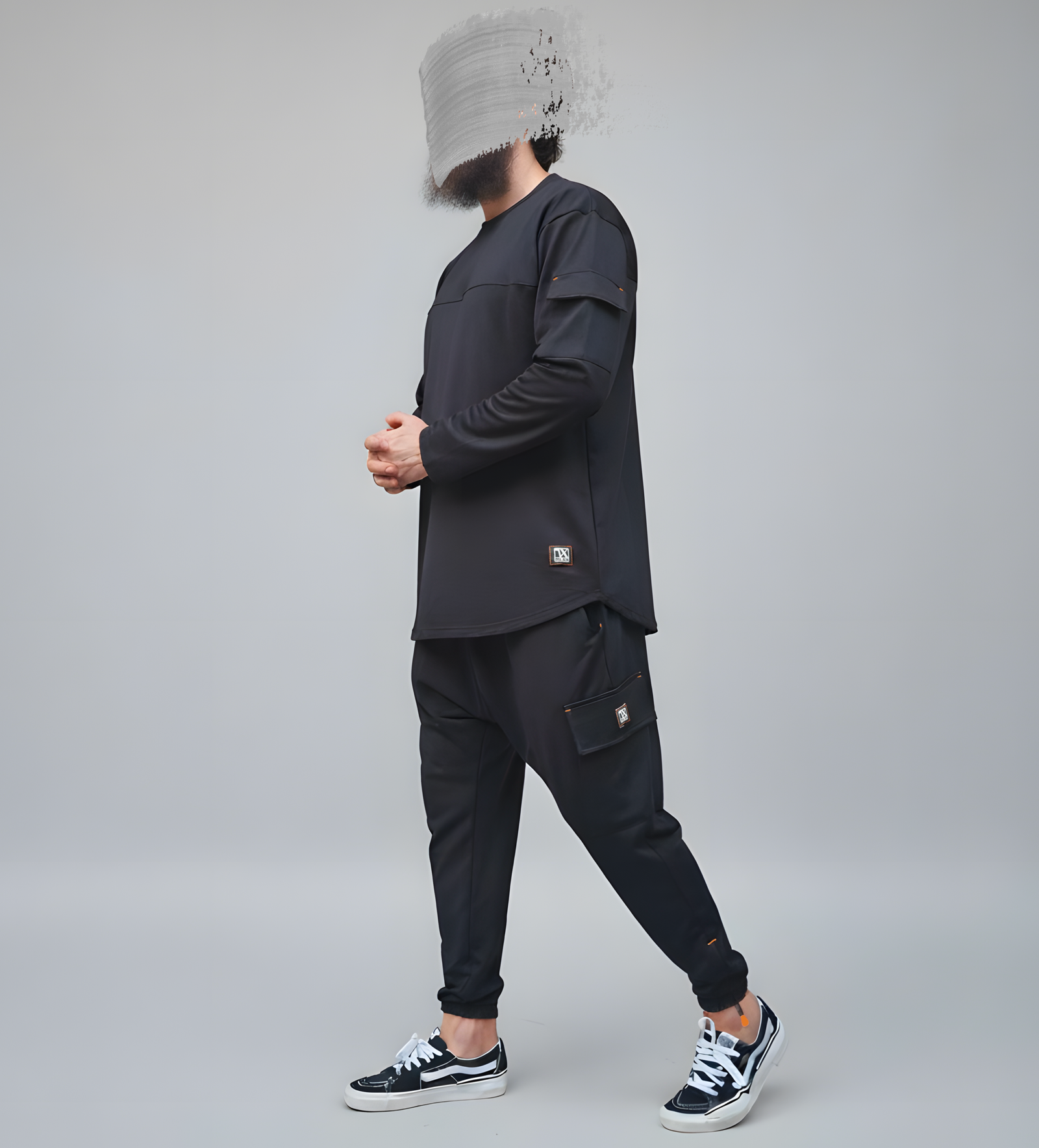 Ensemble Noir Oversize Harb – Image 2