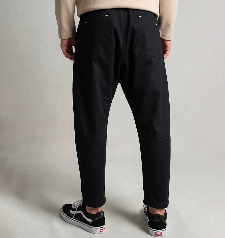 Serwel Jean Oversize Noir Coupe Droite 100% COTON – Image 11