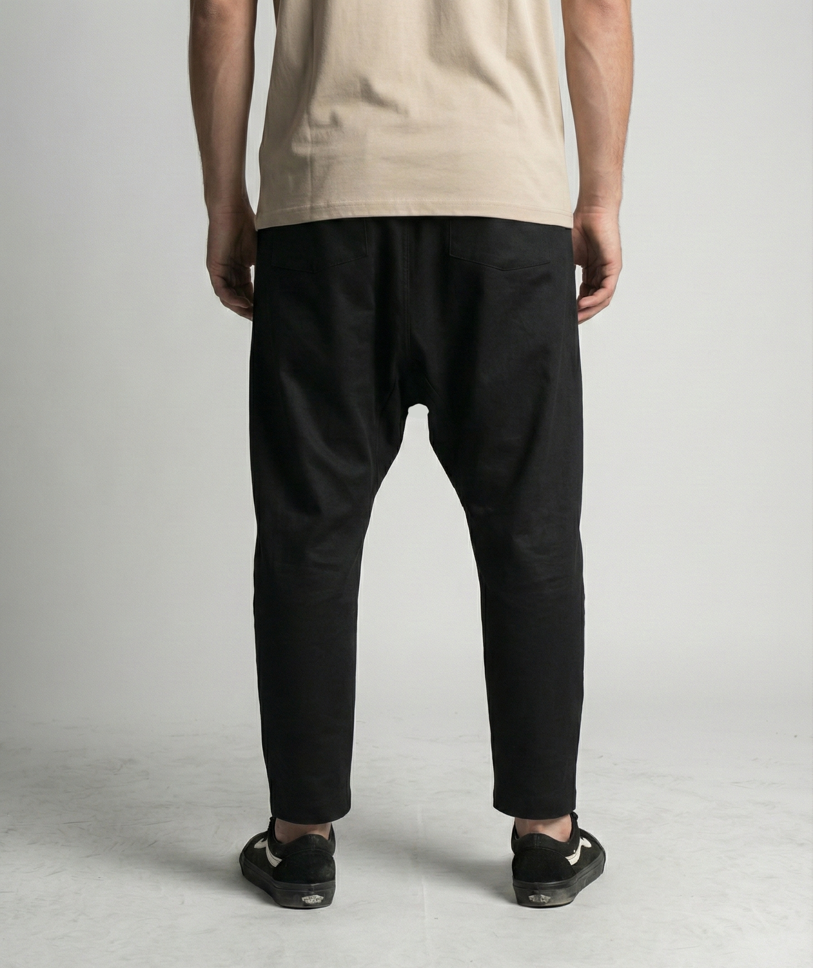 Serwel Jean Oversize Noir Coupe Droite 100% COTON – Image 10