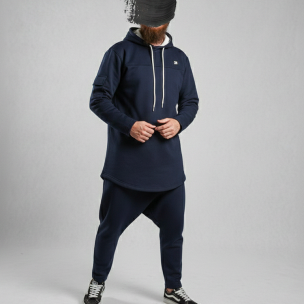 Ensemble Bleu Nuit Oversize Grizzly