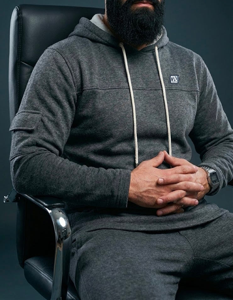 Ensemble Gris Oversize Grizzly – Image 5