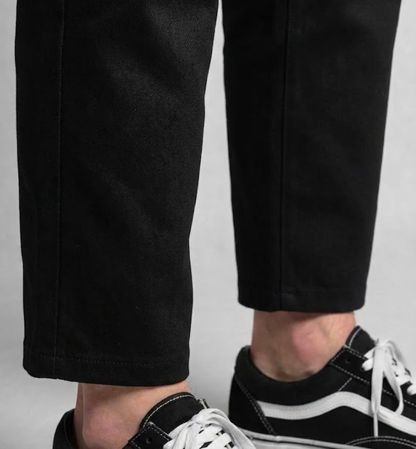 Serwel Jean Oversize Noir Coupe Droite 100% COTON – Image 17