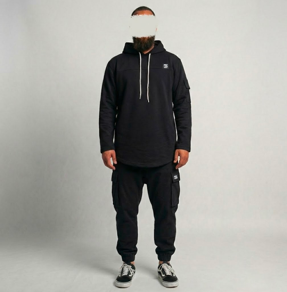 Sweat Capuche Noir – Image 3