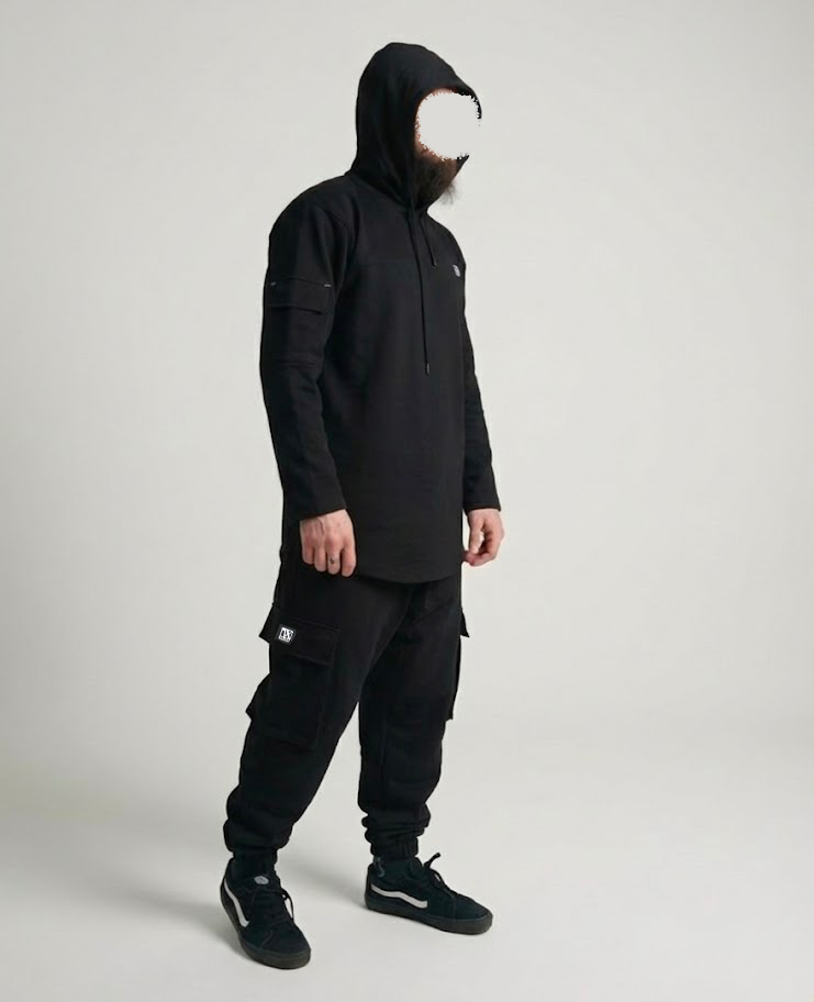 Sweat Capuche Noir – Image 4