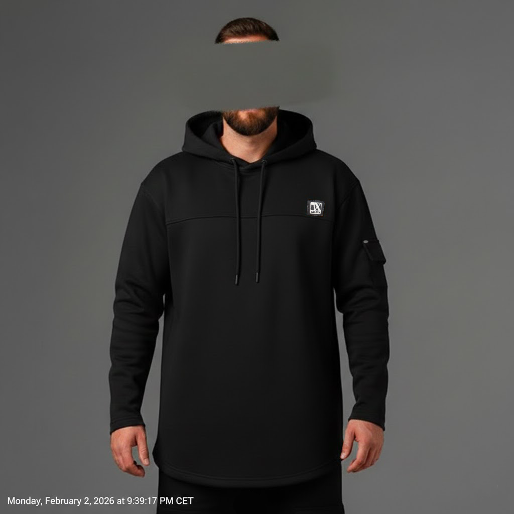 Sweat Capuche Noir