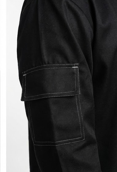 Qamis Tergal Oversize Noir – Image 9