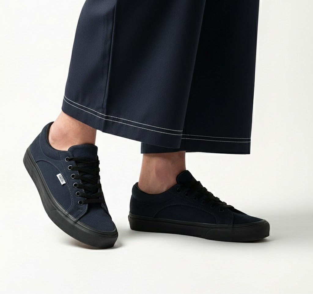 Qamis Tergal Oversize Bleu Nuit – Image 5