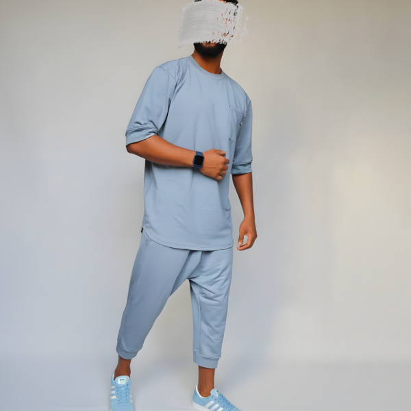 Ensemble Oversize Summer Bleu Gris