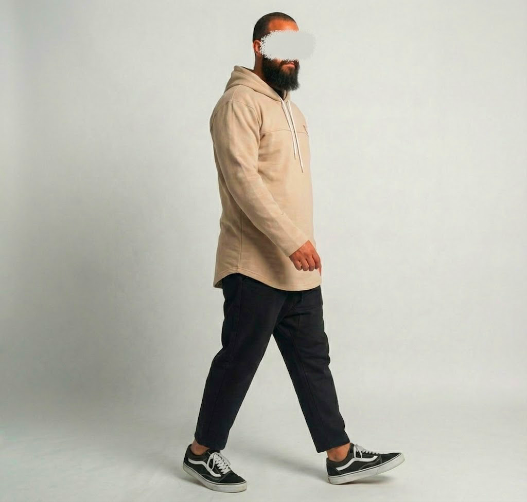 Sweat Capuche Beige – Image 4