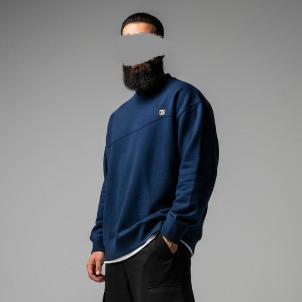 Haut Crewneck Bleu Nuit