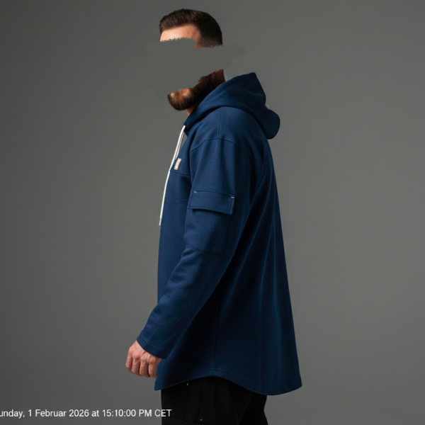 Sweat Capuche Bleu Nuit