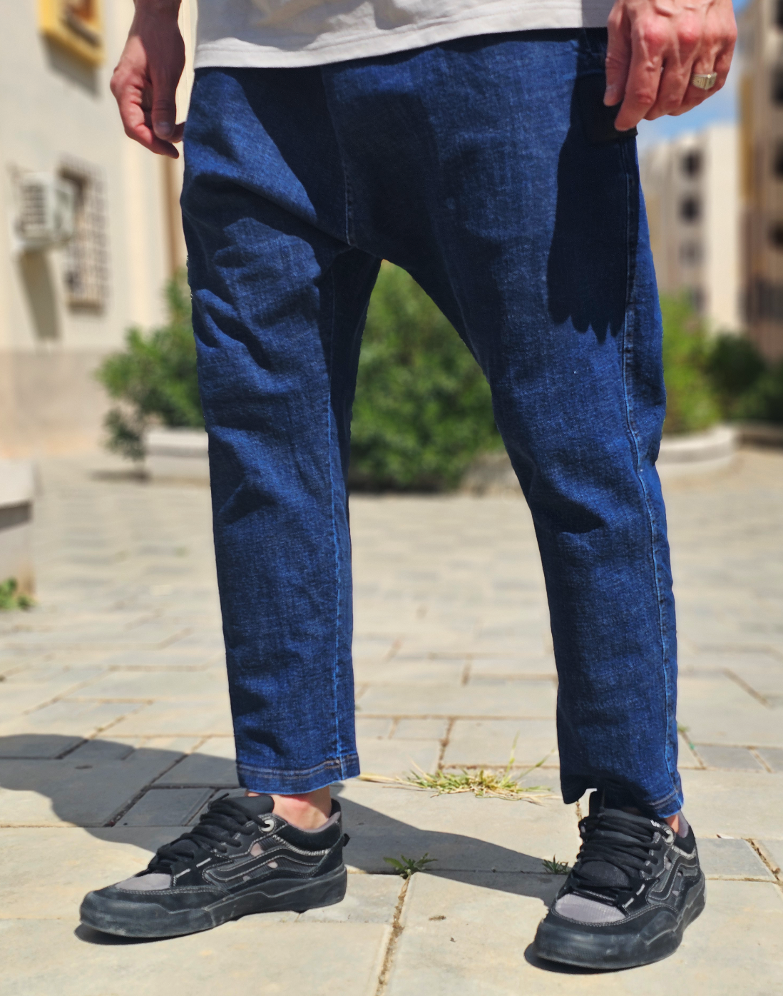 Jean Karott - coupe droite Oversize Homme - bleu brut- Style Streetwear & Urbain | Silex – Image 3
