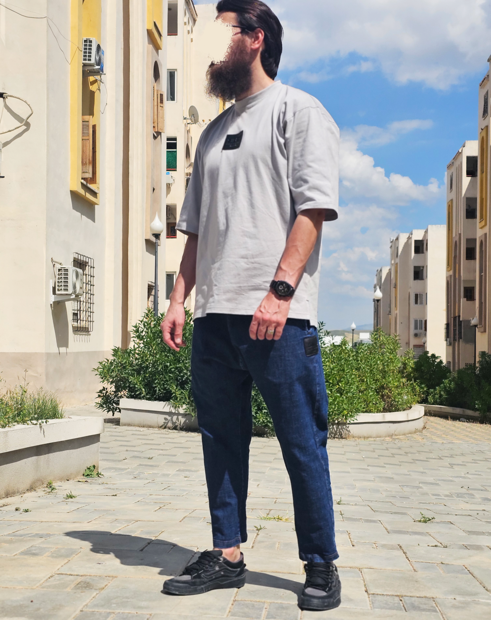 Jean Karott - coupe droite Oversize Homme - bleu brut- Style Streetwear & Urbain | Silex – Image 6