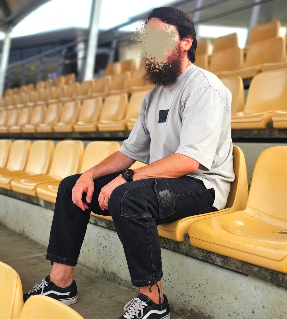 Jean Cargo Oversize Homme noir- Style Streetwear & Urbain | Silex – Image 3