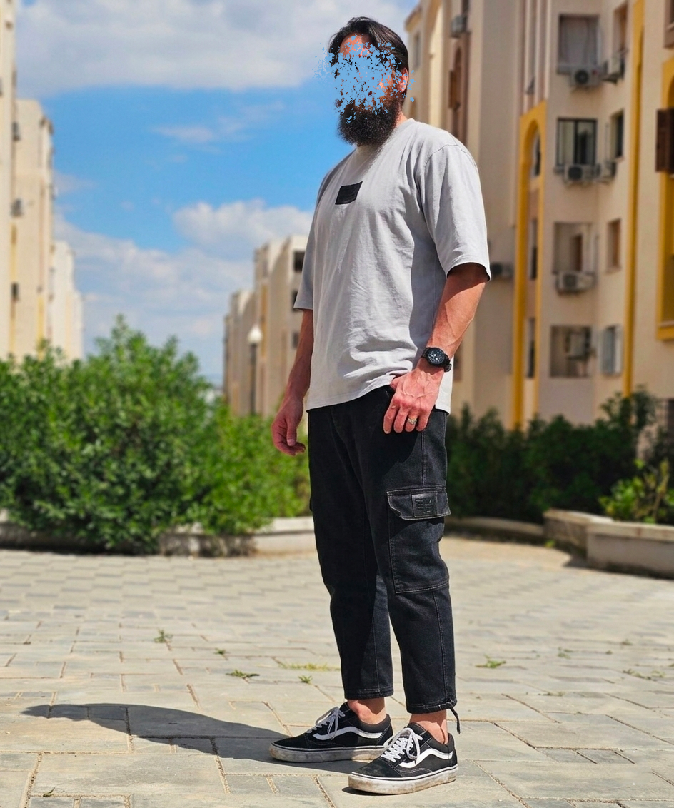 Jean Cargo Oversize Homme noir- Style Streetwear & Urbain | Silex – Image 4