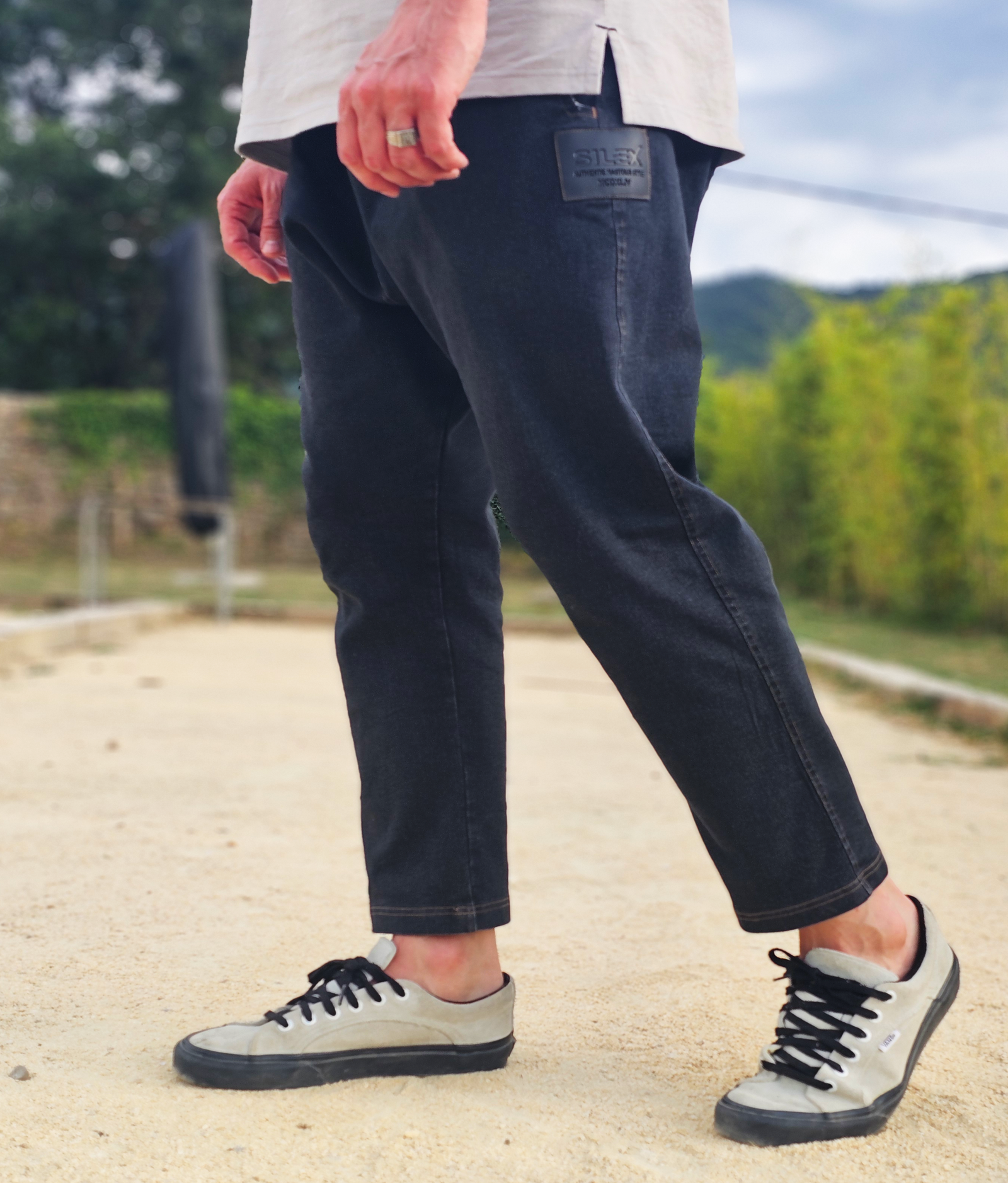 Jean Karott - coupe droite Oversize Homme - noir - Style Streetwear & Urbain | Silex – Image 6