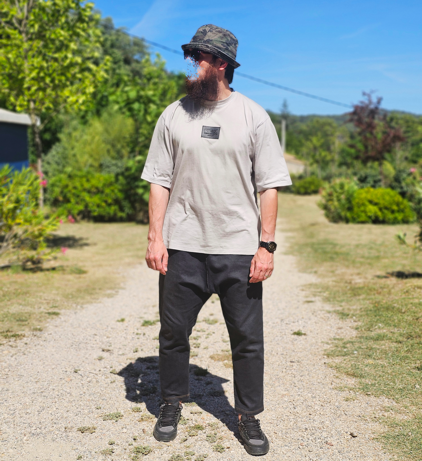 Jean Karott - coupe droite Oversize Homme - noir - Style Streetwear & Urbain | Silex – Image 7