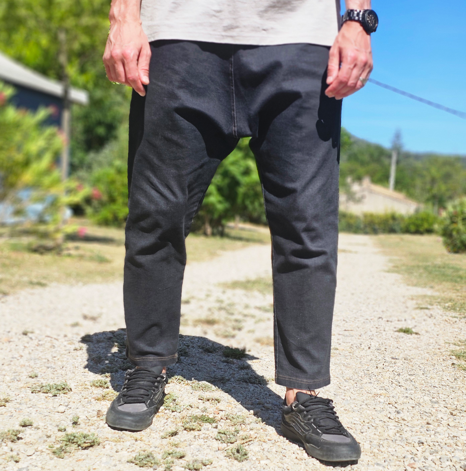 Jean Karott - coupe droite Oversize Homme - noir - Style Streetwear & Urbain | Silex – Image 13