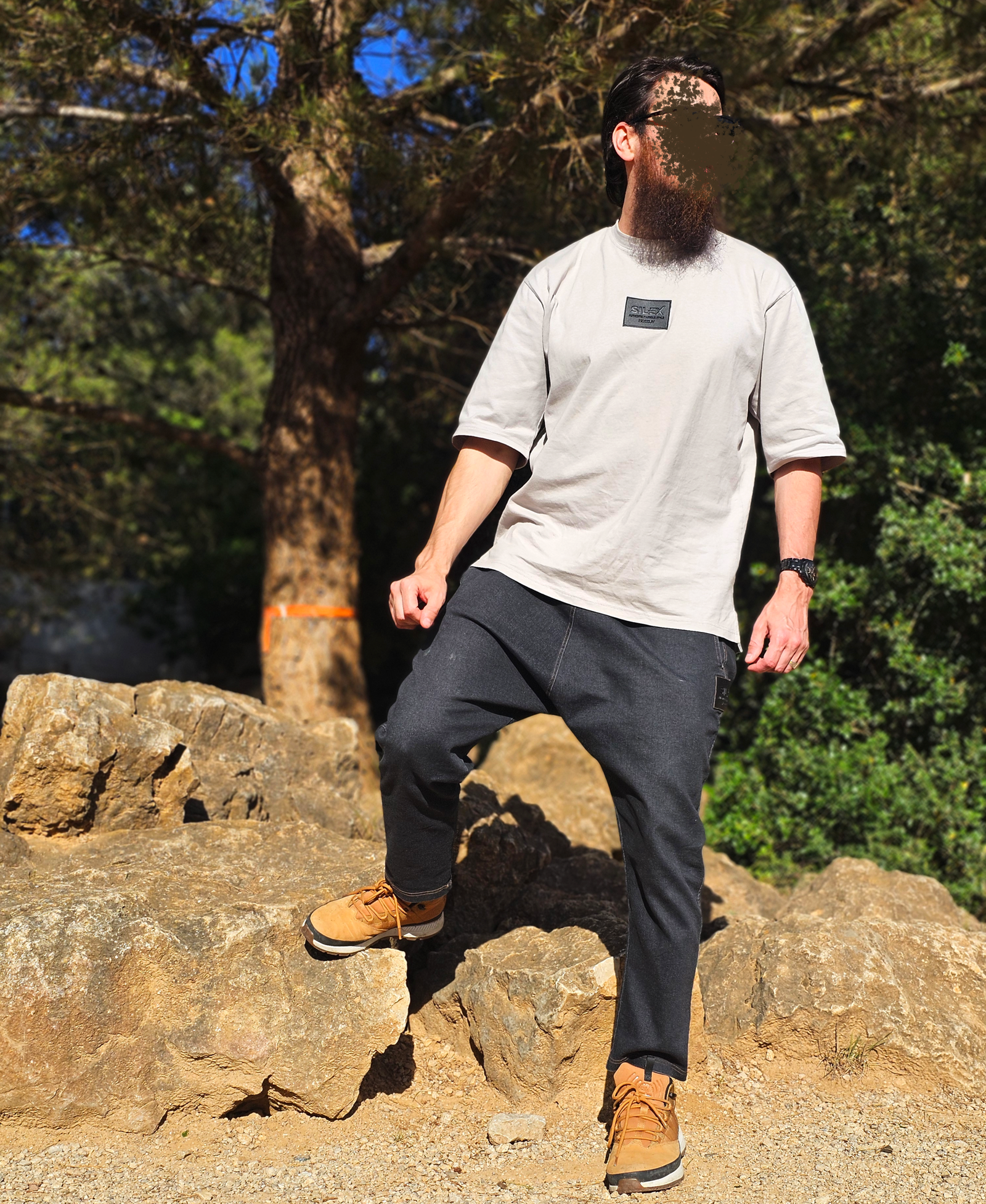 Jean Karott - coupe droite Oversize Homme - noir - Style Streetwear & Urbain | Silex – Image 15