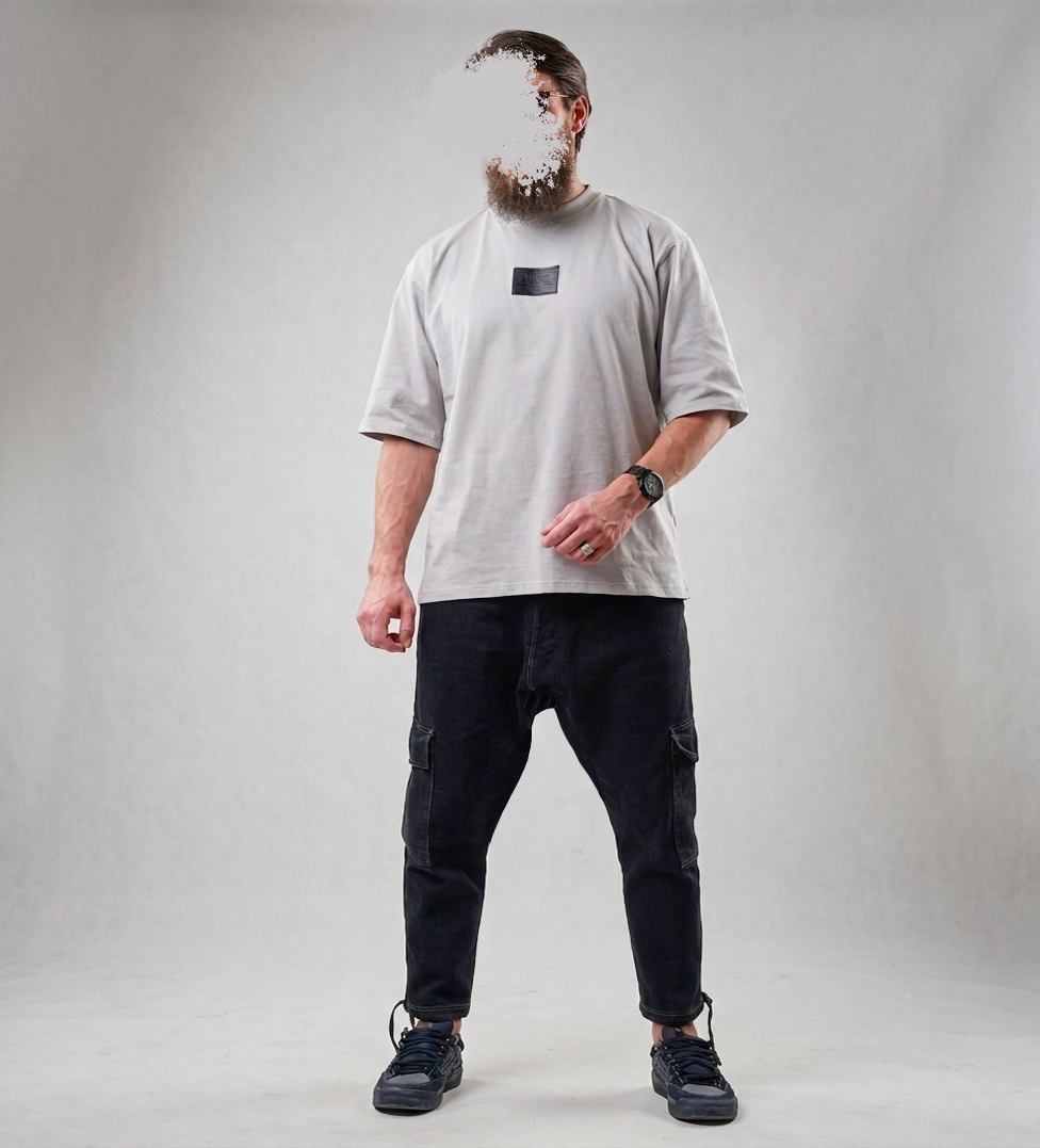 Jean Cargo Oversize Homme noir- Style Streetwear & Urbain | Silex